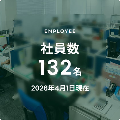 社員数134名